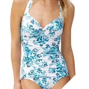 Tommy Bahama Halter One-Piece Floral Isles size 4